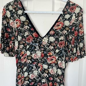 ZARA Floral Dress (Size XS)